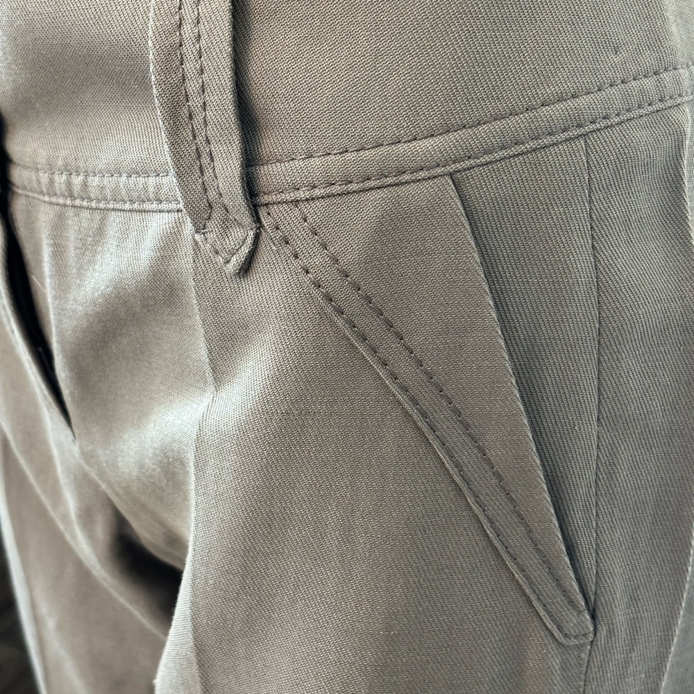 Marc Aurel Gray Stitch Detail Pants - Picture 10 of 13